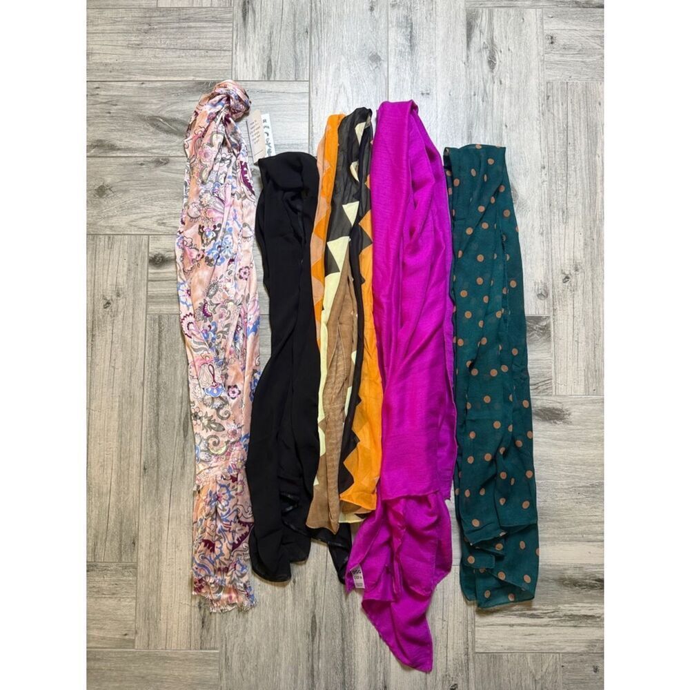Women’s Bright Fuchsia Scarf Bundle- Lightweight Fashion Wrap